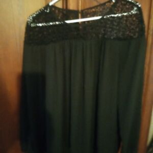 Elegant Black Women's Top